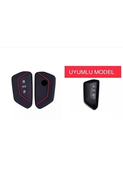 ŞENYILDIZ AKSESUAR حافظة حماية لمفتاح السيليكون Cupra Leon مع صورة يرجى التأكيد