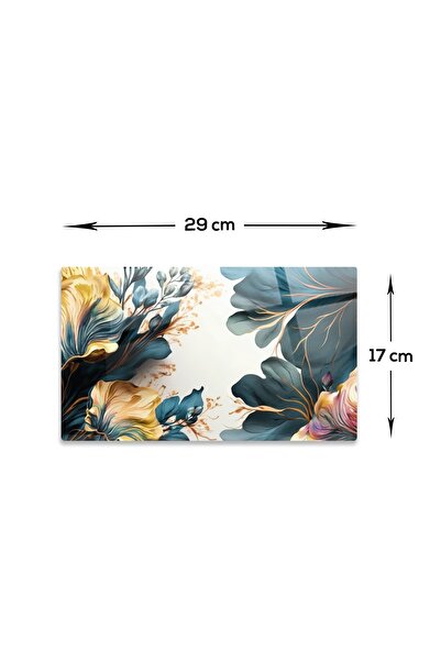 Decorita Cam Kesme Tablası - Cam Kesme Tahtası | Black Garden | 17cm x 29cm