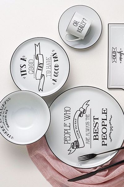 Porland Be Happy 31 Piece Breakfast Set for 6 People