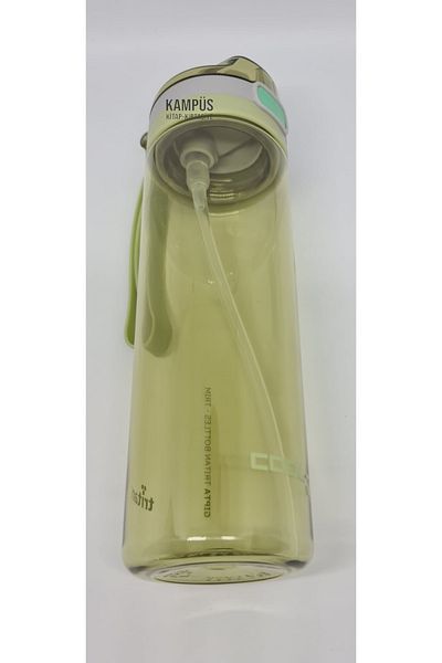 Gıpta Cool-J 600ML Locked Green-Grey Tritan Flask with Straw