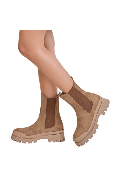 NOOSY Γυναικείες Καφέ Μπότες