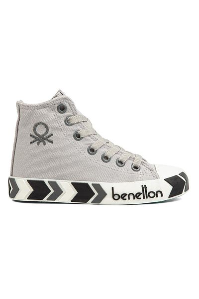 Benetton ® |   BN-90634- Šedá - Dětská sportovní obuv