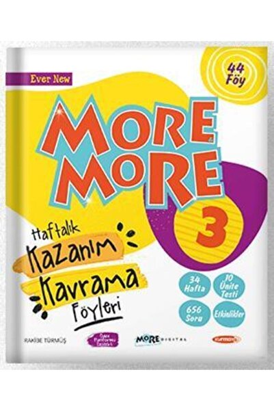 Kurmay Yayınları 3. Sınıf More And More Haftalık Kazanım Kavrama Föyleri
