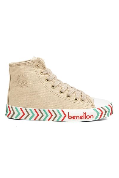 Benetton ®| BN-90625- Beige - Women's Sports Shoes
