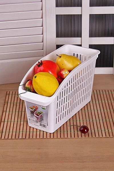 KRM HOME 8 τμχ Ψυγείο Organizer Καλάθι με λαχανικά Φρούτα Κουζίνα Μπάνιο κάτω από πάγκο Οργανωτής