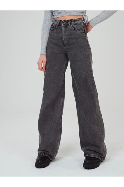 DRC trend Blugi Stella Loose Extra High Talie Lycra Wide Leg Jean Palazzo