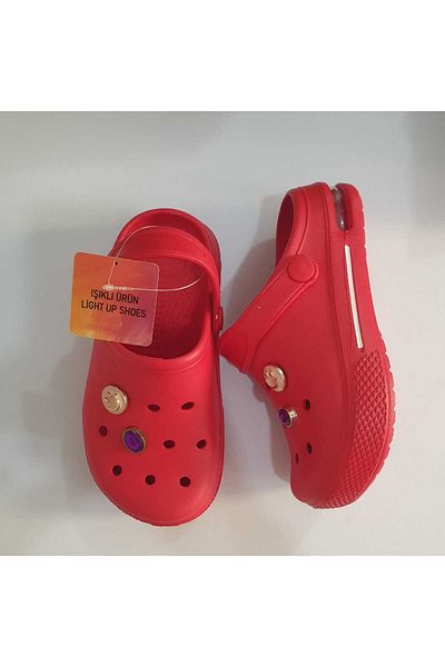 Akınal Bella Lighted Filet Sole Stone Children's Slippers