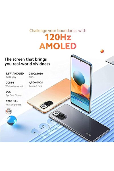 Xiaomi Redmi Note 10 Pro 256 GB 8 GB RAM Gri Cep Telefonu (Xiaomi Türkiye Garantili)