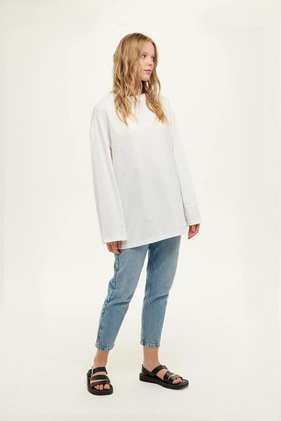 Manuka Wide Sleeve Oversize Tshirt Ecru