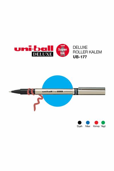 Uni -ball Ub-177 Mavi Fine Deluxe Kalem 0.7