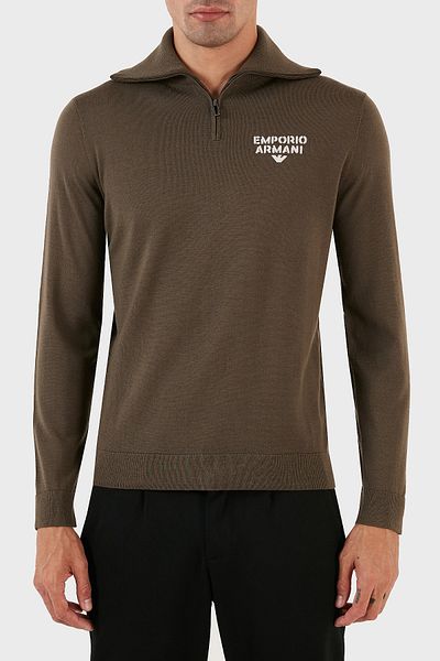 Khaki discount armani jumper