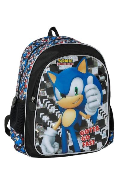 MODAONN حقيبة مدرسية سونيك الابتدائية / حقيبة مدرسية سوبر للموسم الجديد