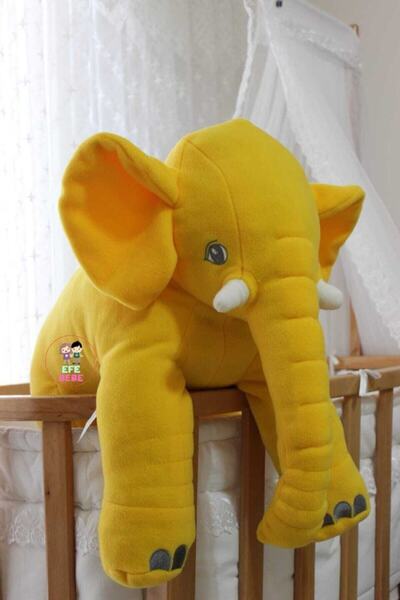 Kişisel Tasarımlar Efe Bebe Uyku Arkadaşı Fil Jumbo Boy 60 Cm Fil001