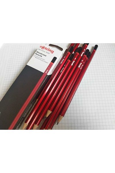 Rotring قلم رصاص مرجاني HB 12 قطعة