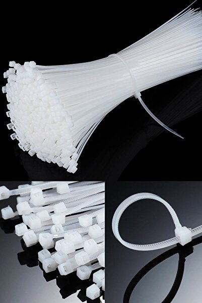 Genel Markalar Kablo Bağı- Plastik Kelepçe - 3.6 X 150 Mm - Cırt Kelepçe Beya...