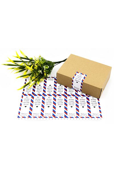 reprodesign This Package Is Specially Made For You Printed Adhesive Sticker 10 X 4 Cm 14 Pieces