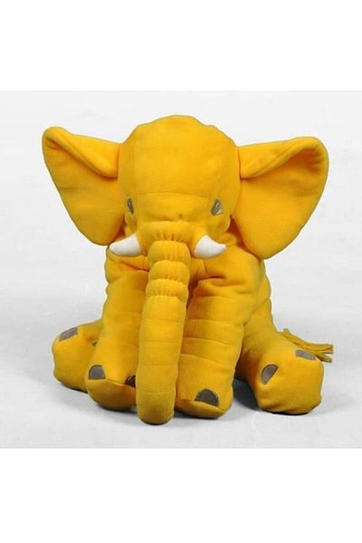 Teknor My Big Sleeping Elephant Friend Plush Soft Elephant Yellow - 60 Cm