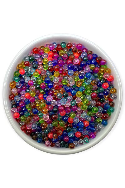 Asel Hobi Tasarım Kabak Boncuğu Sarı 1000 Gr (8 Mm)