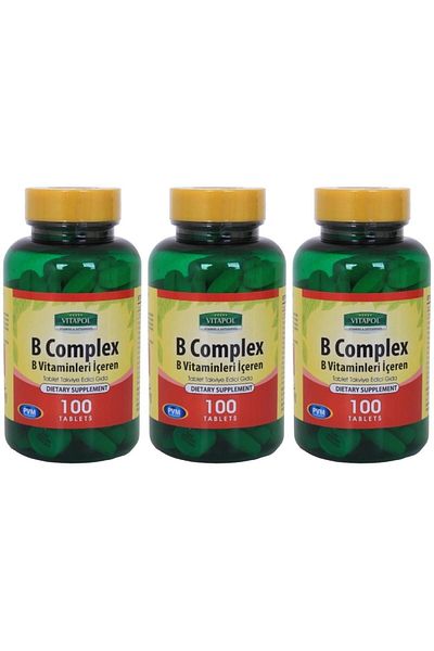 Vitapol Vitamin B Complex - 3x100 Tablets