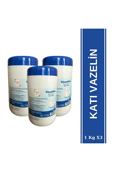 EBR BEAUTY Katı Vazelin 1000 gr (1 kg) x 3 Adet