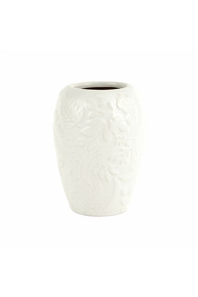 Karaca Home Madelyn Cylinder Vase 12X12X17 cm White