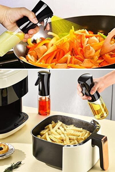 Buffer ® Çok Amaçlı Cam Şişe Püskürtmeli Dağıtıcı Spreyli Yağdanlık Limonluk Sirke Sosluk