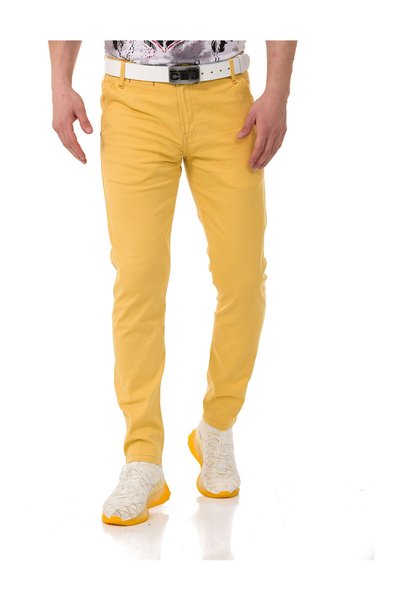 Cipo & Baxx Cd842 Basic Chino Hardal Erkek Pantolon