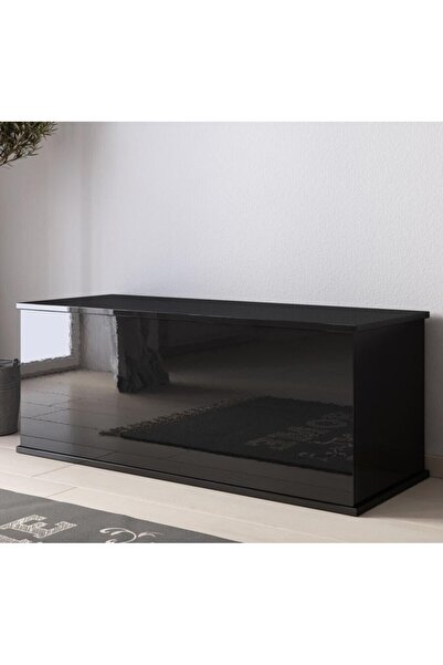 ECM 125cm Sandık Dekoratif Ahşap Lüks Çeyiz Sandığı Salon Antre Mobilyası Organizer Saklama Kutusu