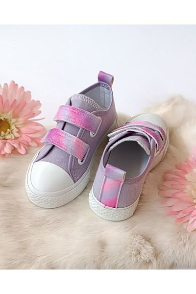 Hodore Toffy Lilac Lighted Kids Sneaker Shoes Orthopedic Sole