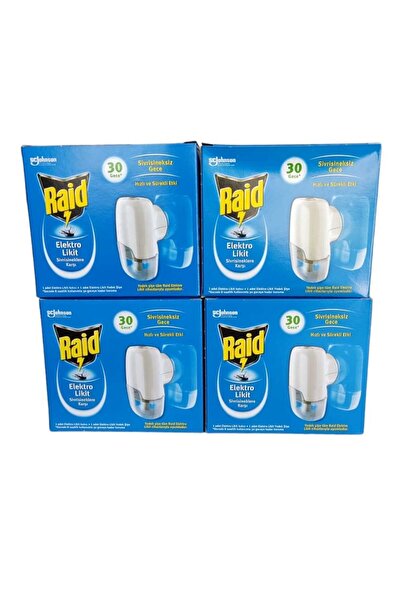 Raid RAİD SİVRİSİNEKLERE KARŞI 30 GECE ELEKTRO LİKİT ISITICI + 1 YEDEK ŞİŞE 2...