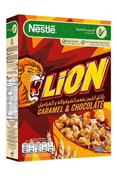 Nestle LION Caramel & Chocolate Cereal 400g