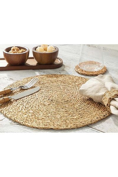English Home Caitly Wicker American Service 35 Cm Beige