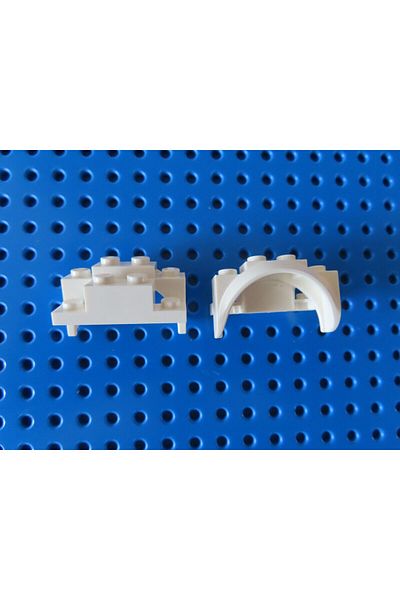 LEGO Technic Custom MOC Accessory Vehicle Mudguard 4 x 2 x 2 Fender White 2 pieces will be sent.