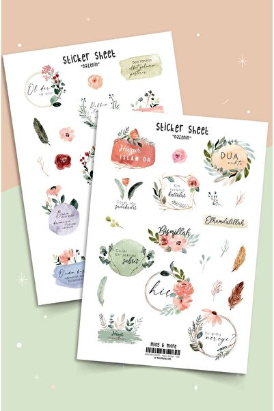 MuslimWalk Nazenin Sticker Seti - # 14