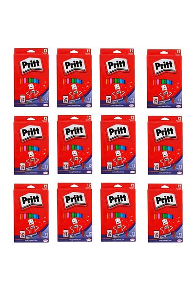 Pritt Stationery and Toy World 1 Box Crayon 12 Colors (PRICE IS FOR 12 PIECES BOX)