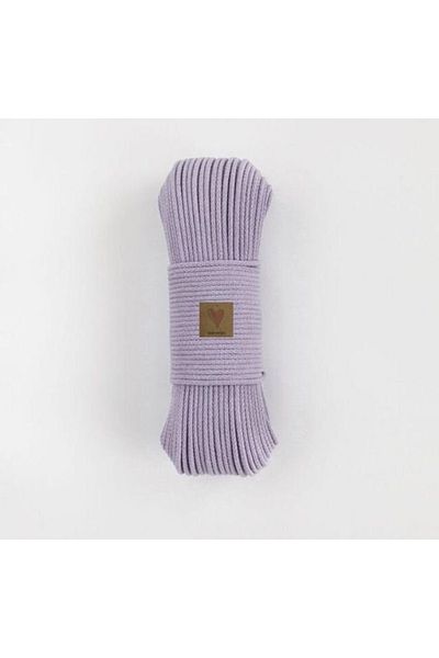 Makromİps MACROME ROPE (1 CYLO) 5.5-6mm SEWABLE COTTON WOVEN TRESS SCREENING CORD ROPE CORD ROPE