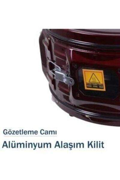 Markam Burada Outlet Plus Uğur Fırın Tepsileri Emaye Termostatsız Fırın-çift Tepsili Yuvarlak Davul Fırın