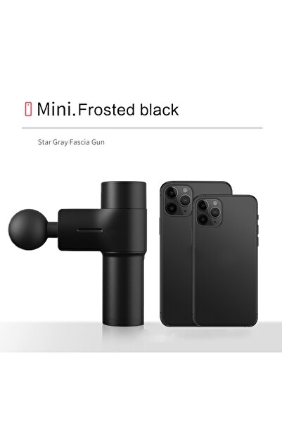 4 Farklı Başlıklı Şarjlı Kas Ve Vücut Mini Masaj Tabancası