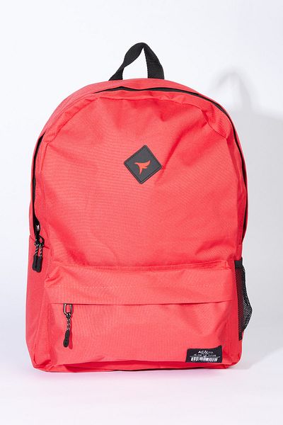AC&Co / Altınyıldız Classics Roter Logo-Laptopfach-Sport-Schulrucksack