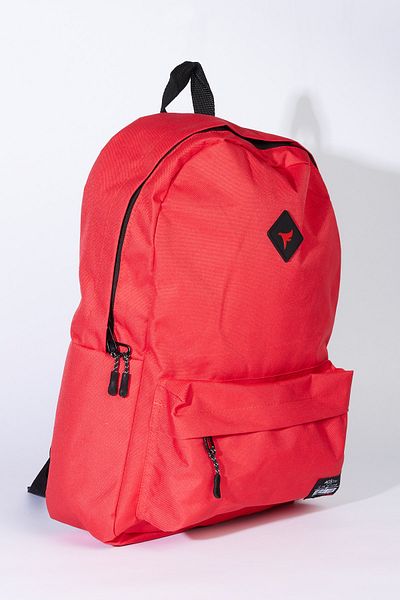 AC&Co / Altınyıldız Classics Roter Logo-Laptopfach-Sport-Schulrucksack