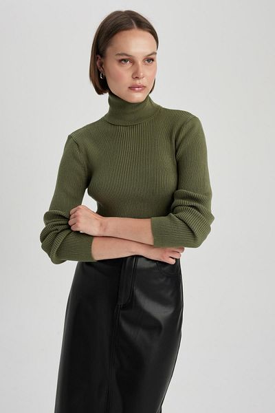 DeFacto Slim Fit Turtleneck Sweater X7912az23au