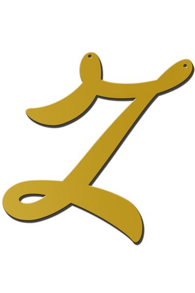 GİZEM SHOP Söz,nişan,kına 30 Cm Pleksi Ayna Baş Harf Gold Açıklamayı Okumadan Almayınız