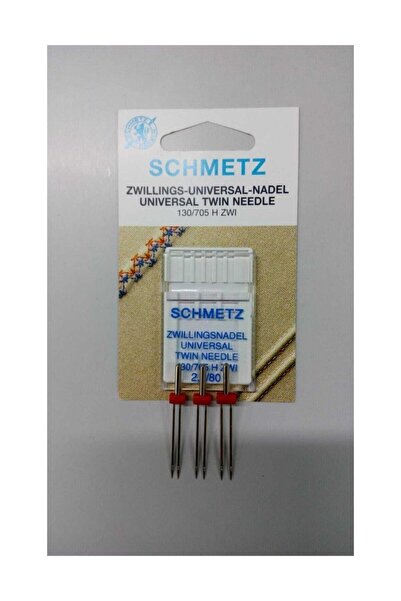 SCHMETZ Çift Iğne 3 Adet 2 Mm - 2.5 Mm - 3.0 Mm