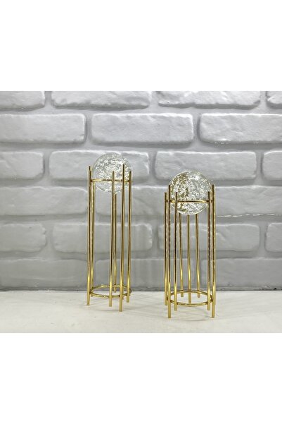 365GUNSERİSONU مجموعة معدنية مطلية بالذهب مكونة من قطعتين لتزيين ملحقات غرفة ...