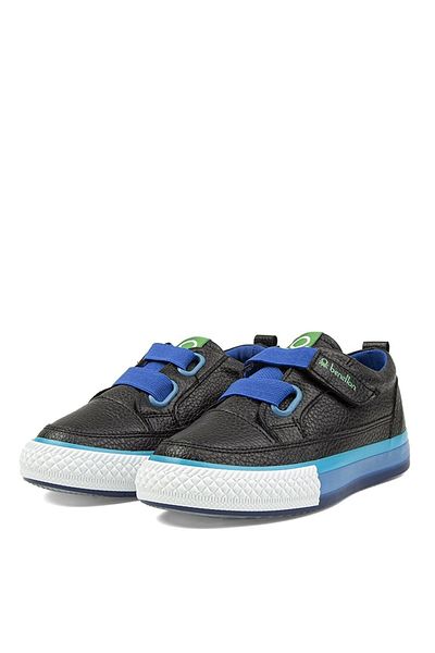 Benetton Black - Blue Baby Sneakers BN-30445
