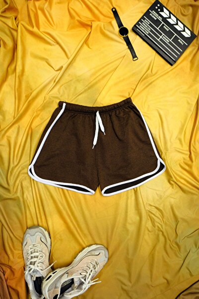 DAXİS Sportwear Company شورت قصير ملون من القطن الممشط ذو فتحة جانبية من شركة...