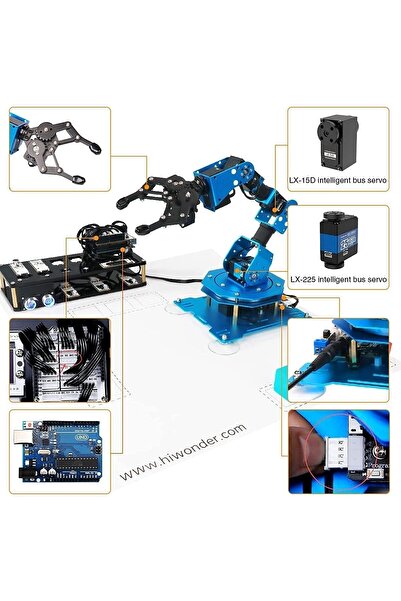 LewanSoul xArm UNO Robotik Kol 6DOF Robot Kol Kiti