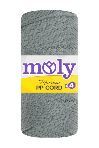 Moly Σχοινί Μακραμέ Μόλυ 1,40 χιλιοστών (060 Ανοιχτό Γκρι)