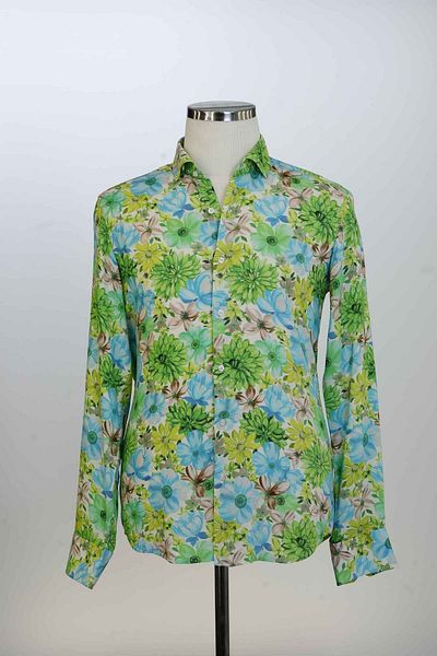 Paul Martin Canadian 50%Cotton,30%Viscose,20%Digital,Patterned, Men's Shirt PM3515R03