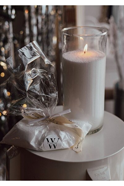 waxstone 1500 Gram Kristal İnci Toz Mum Suda Batmayan Ev Dekorasyon Toz Mum